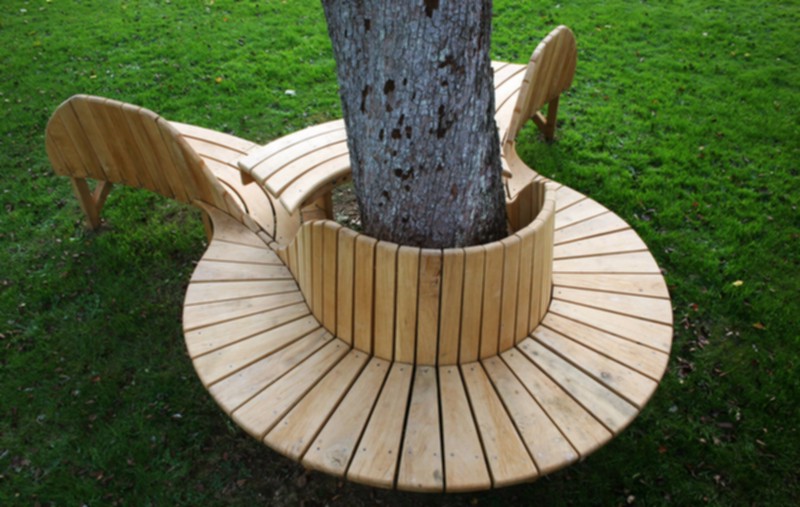 Unique Wooden Pallet Tree Round Bench Ideas - HOW TO MAKE – DIY