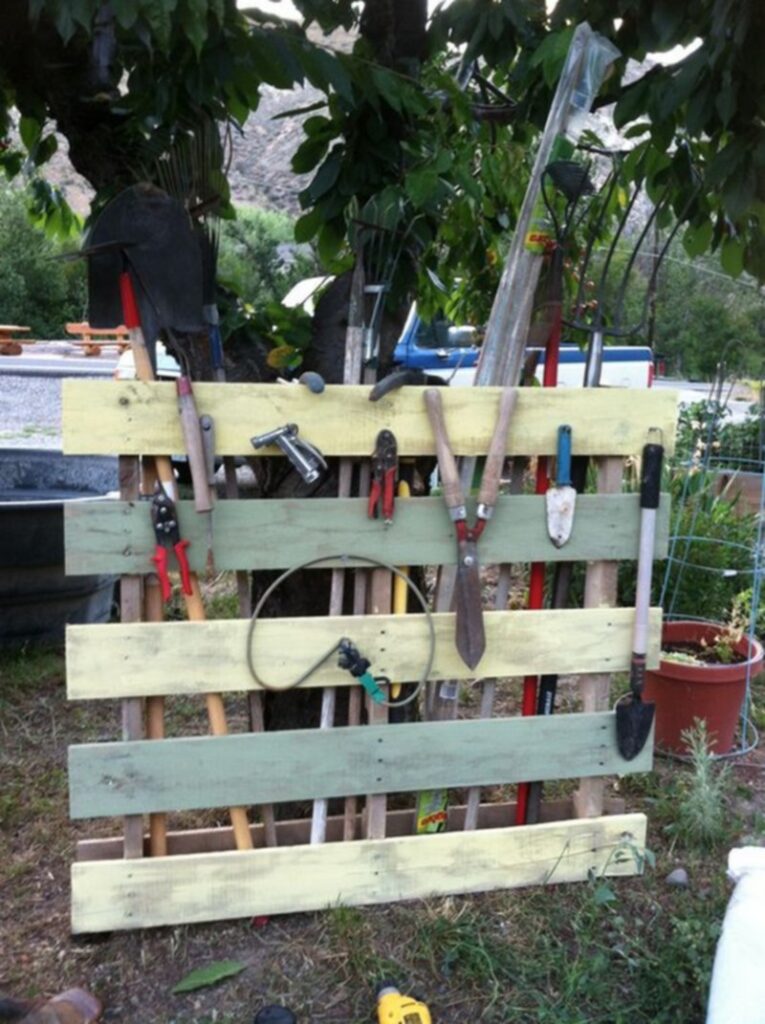 Pallet Wood Tools Storage Racks HOW TO MAKE DIY