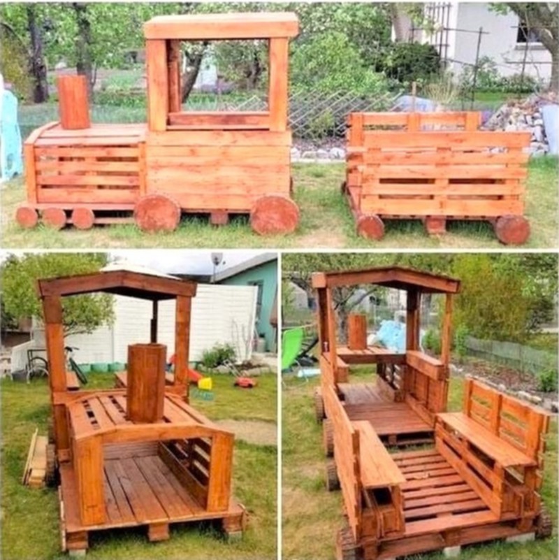 Wood Pallet Train (12)