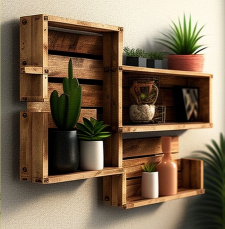 Creative Pallet Modern Style Wall Shelves HOW TO MAKE DIY