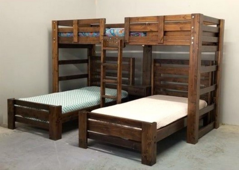 wooden bunk beds for kids (12)