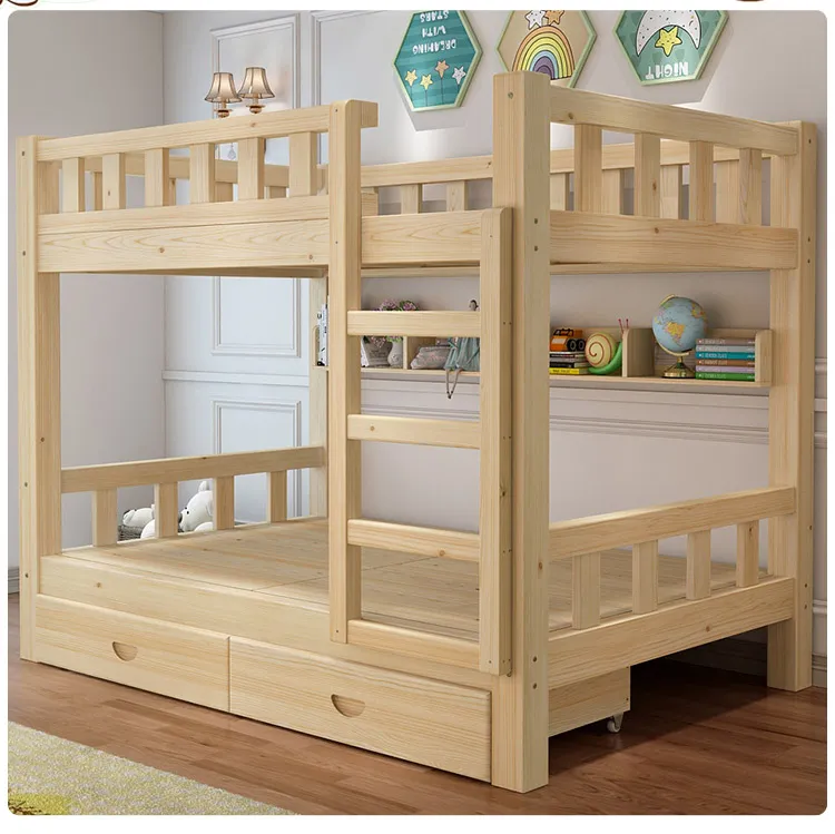 wooden bunk beds for kids (3)