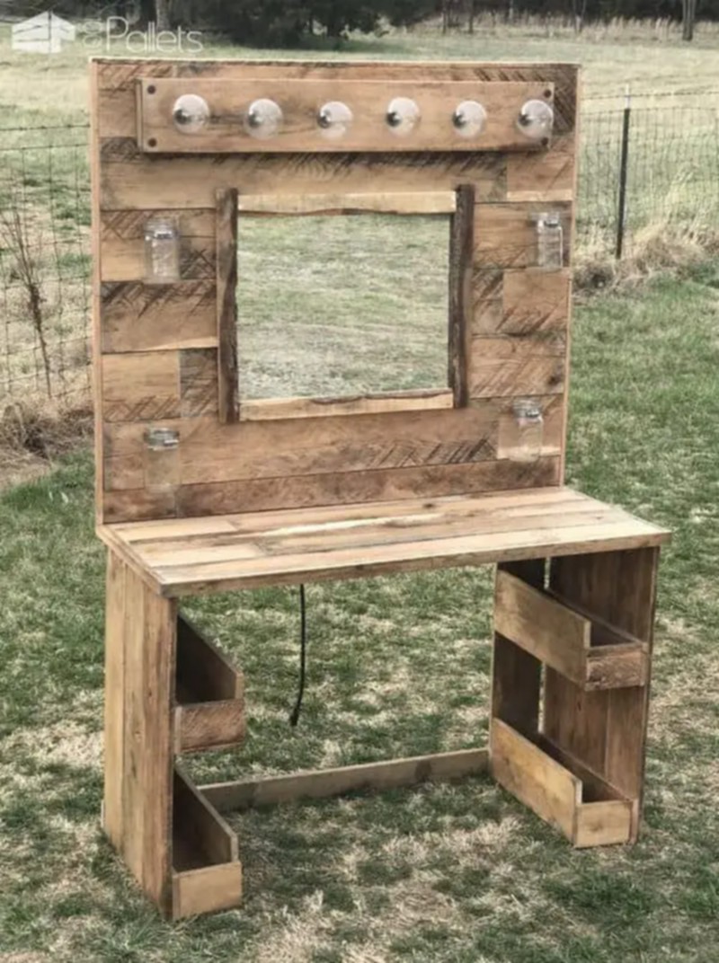 wooden pallet vanity makeup (25)