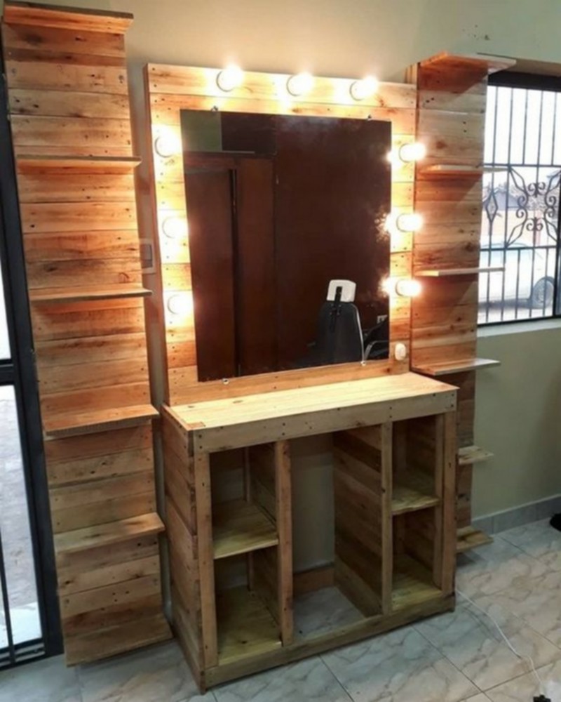 wooden pallet vanity makeup (40)