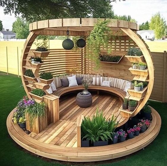 Wooden Garden Decks