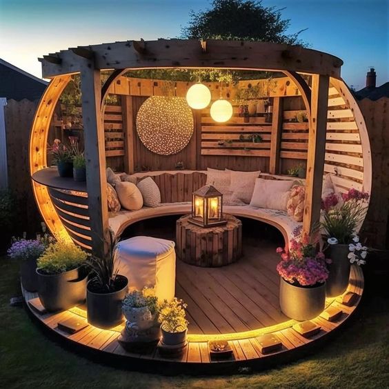 Wooden Garden Decks