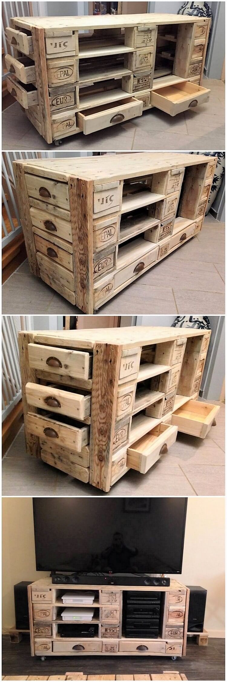 DIY Ideas For Old Wood Pallet Recycling (13)