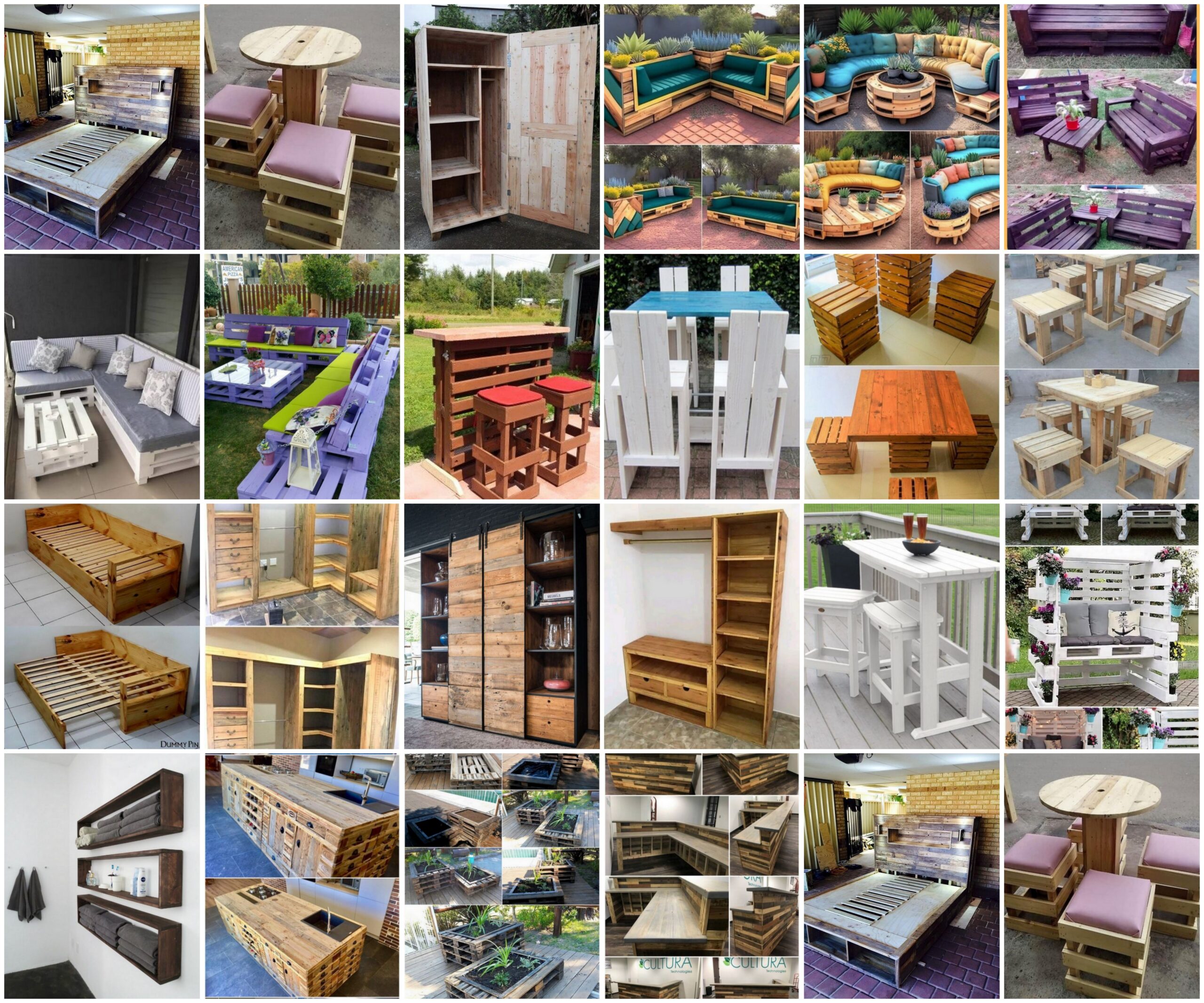 Unique And Easy To Make Shipping Pallet Projects (35)