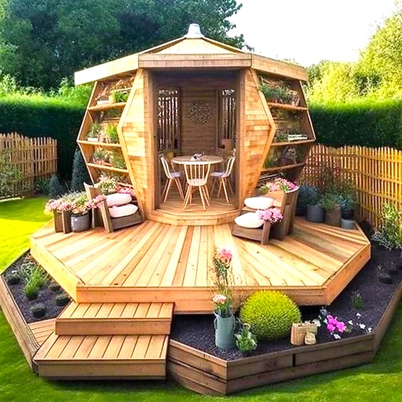 Amazing Wood Shed And Cabin Ideas For Garden (9)