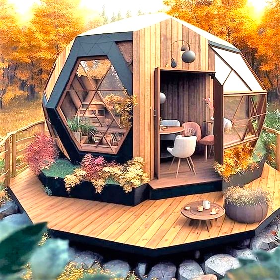 Amazing Wood Shed And Cabin Ideas For Garden (12)
