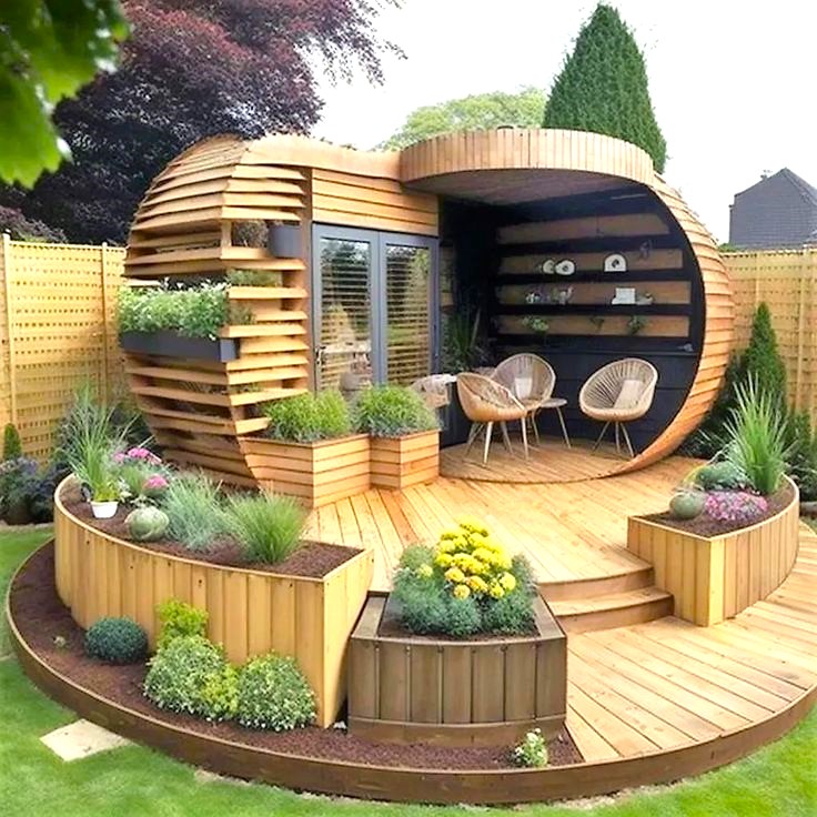 Amazing Wood Shed And Cabin Ideas For Garden (5)