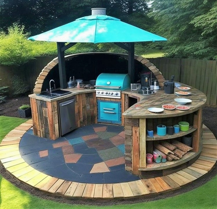 DIY Wood Pallet Outdoor Kitchen Ideas (22)