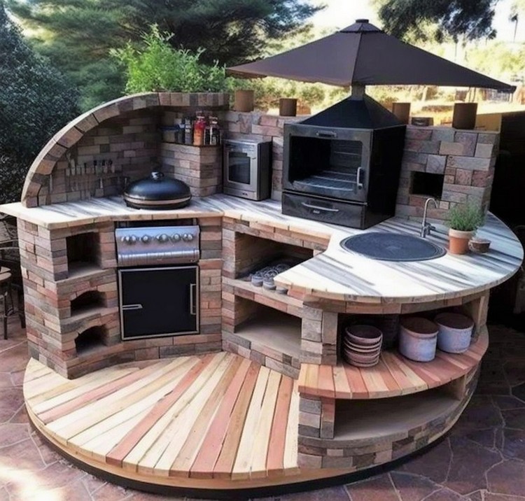 DIY Wood Pallet Outdoor Kitchen Ideas (25)