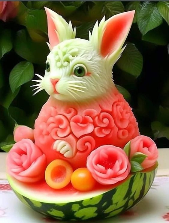 Watermelon Sculptures (12)