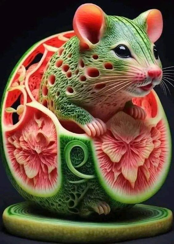 Watermelon Sculptures (34)