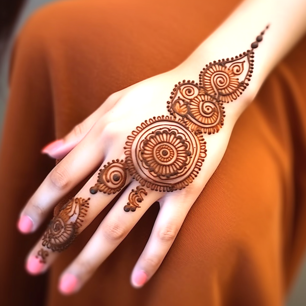Mehndi designs for the back hand (18)