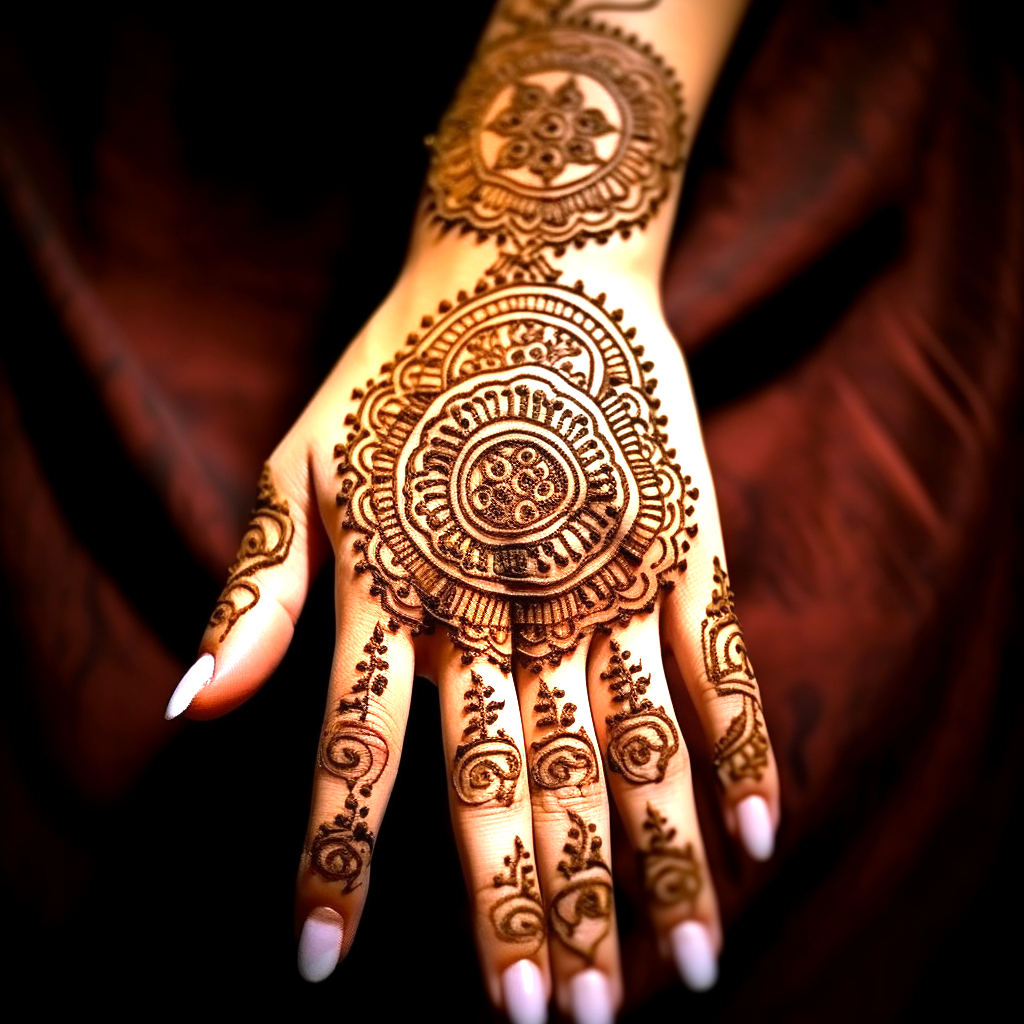 Mehndi designs for the back hand (27)