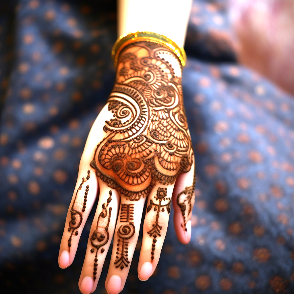 Mehndi designs for the back hand (4)