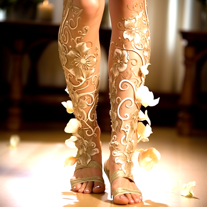 mehndi design for this wedding full foot (8)