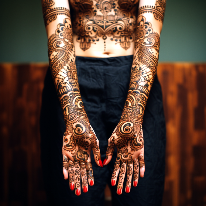 mehndi design for this wedding full hand (1)