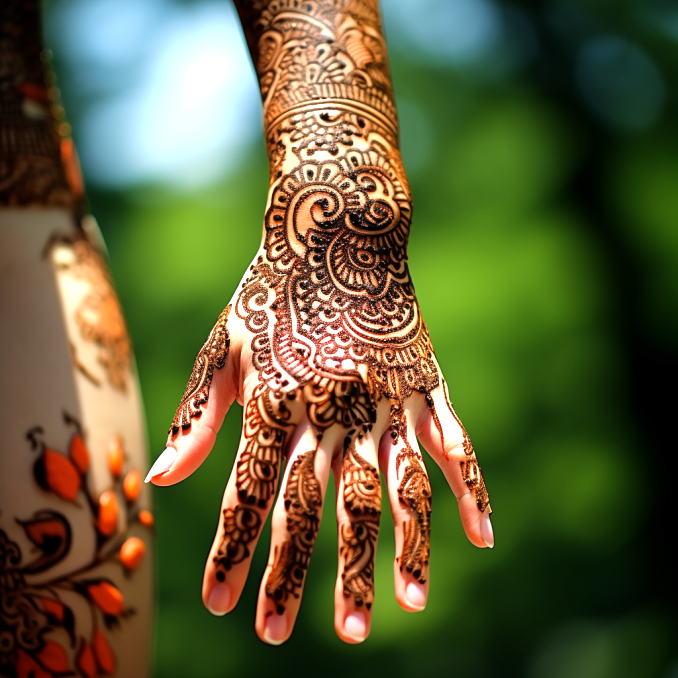 mehndi design for this wedding full hand (16)