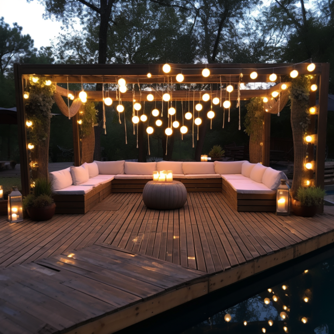 wonderful wooden pergola with deck on light design (39)