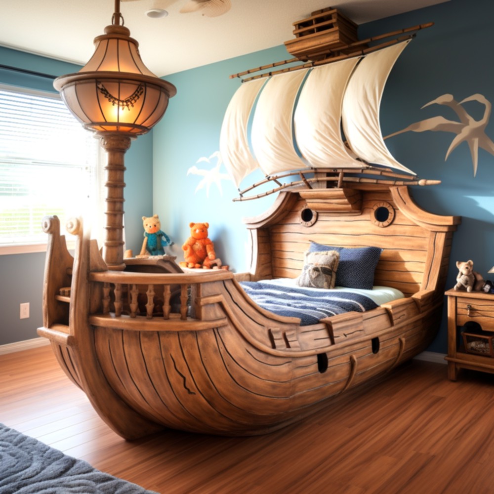 Cool pirate ship bunkbed (10)