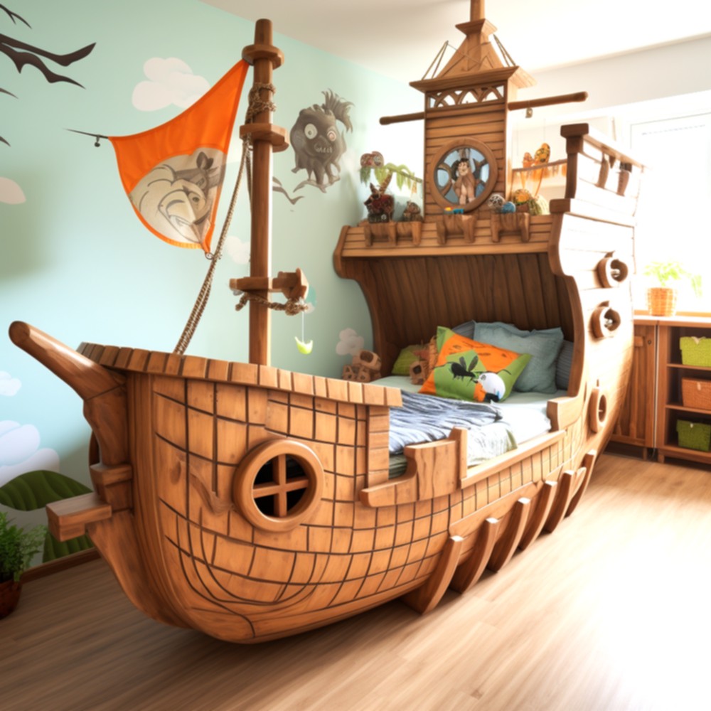Cool pirate ship bunkbed (11)
