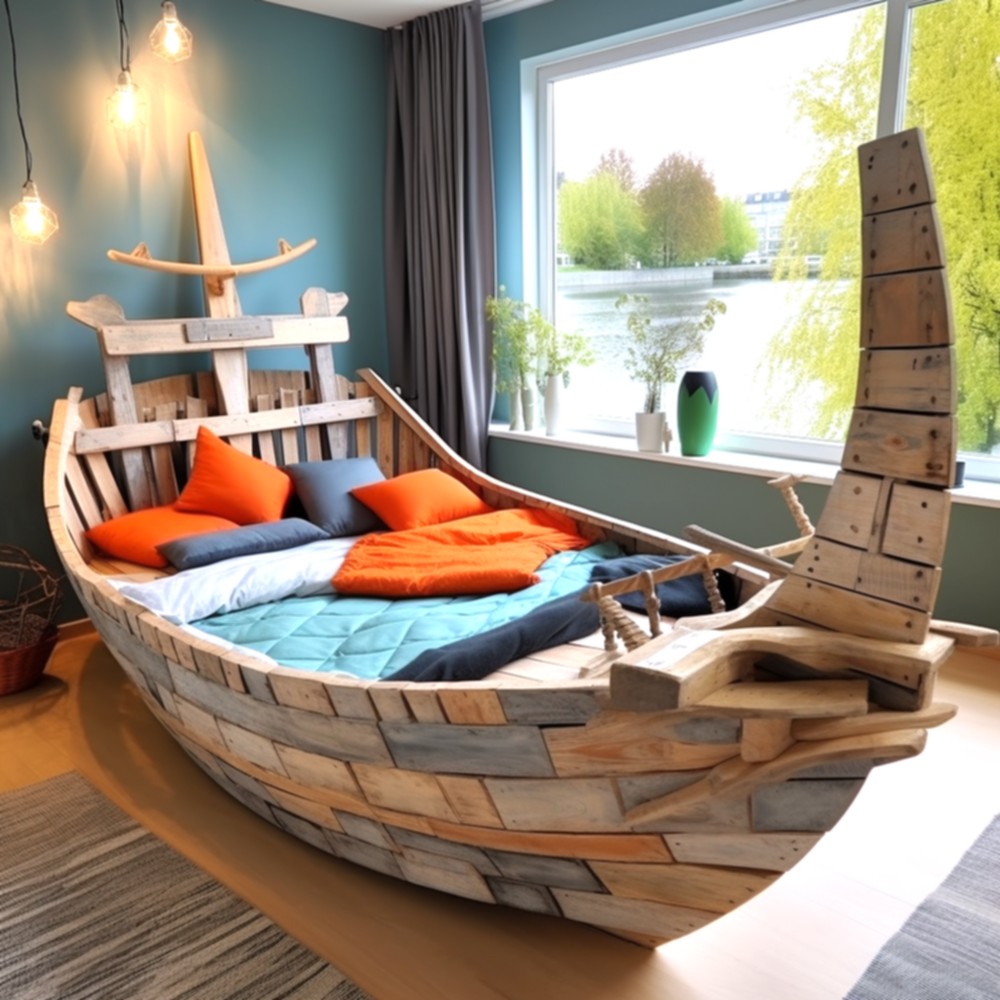 Cool pirate ship bunkbed (24)