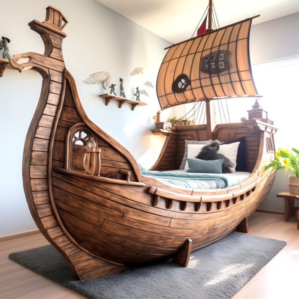 Cool pirate ship bunkbed (7)