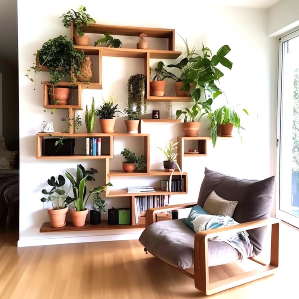 Modern Wood Bookshelves A Fusion Of Function And Style (14)