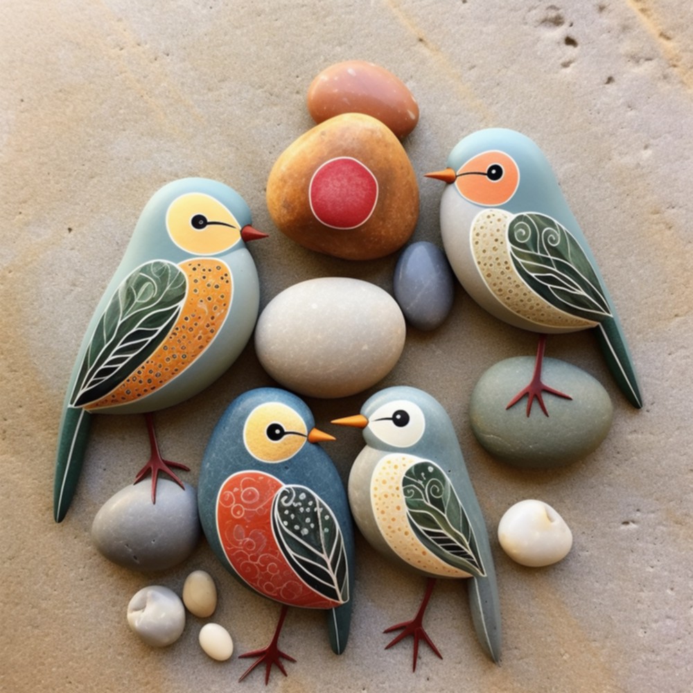 Unearth Your Creativity Pebble Art and Craft Projects (25)