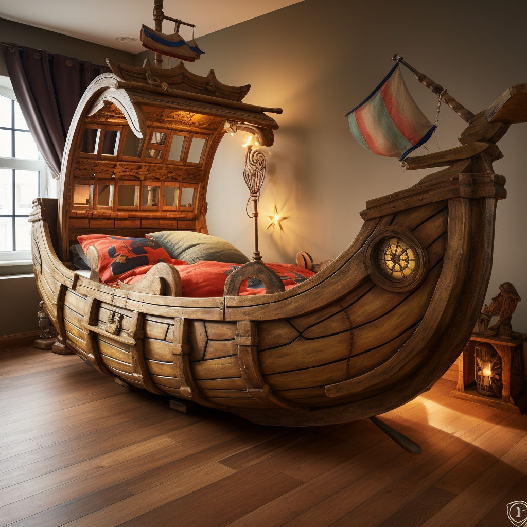 Cool pirate ship bunkbed 