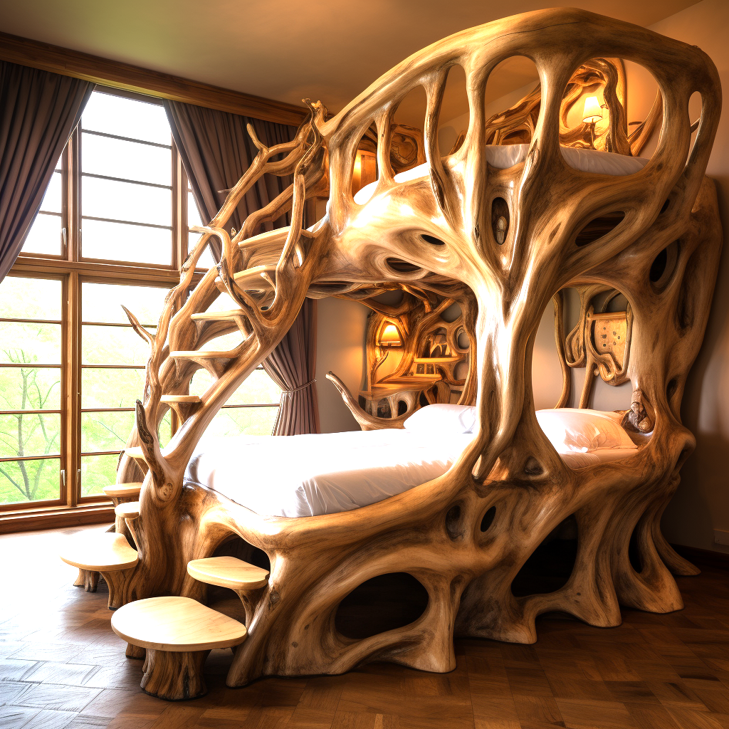 Log Home Comfort Creating Cozy Spaces with Wood Log Furniture (1)