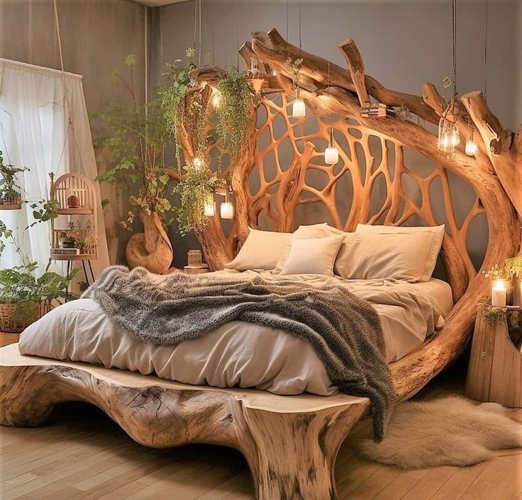 Log Home Comfort Creating Cozy Spaces with Wood Log Furniture (2)