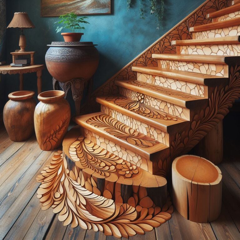 Natural Elegance Enhancing Interiors with Wooden Stairs - HOW TO MAKE – DIY