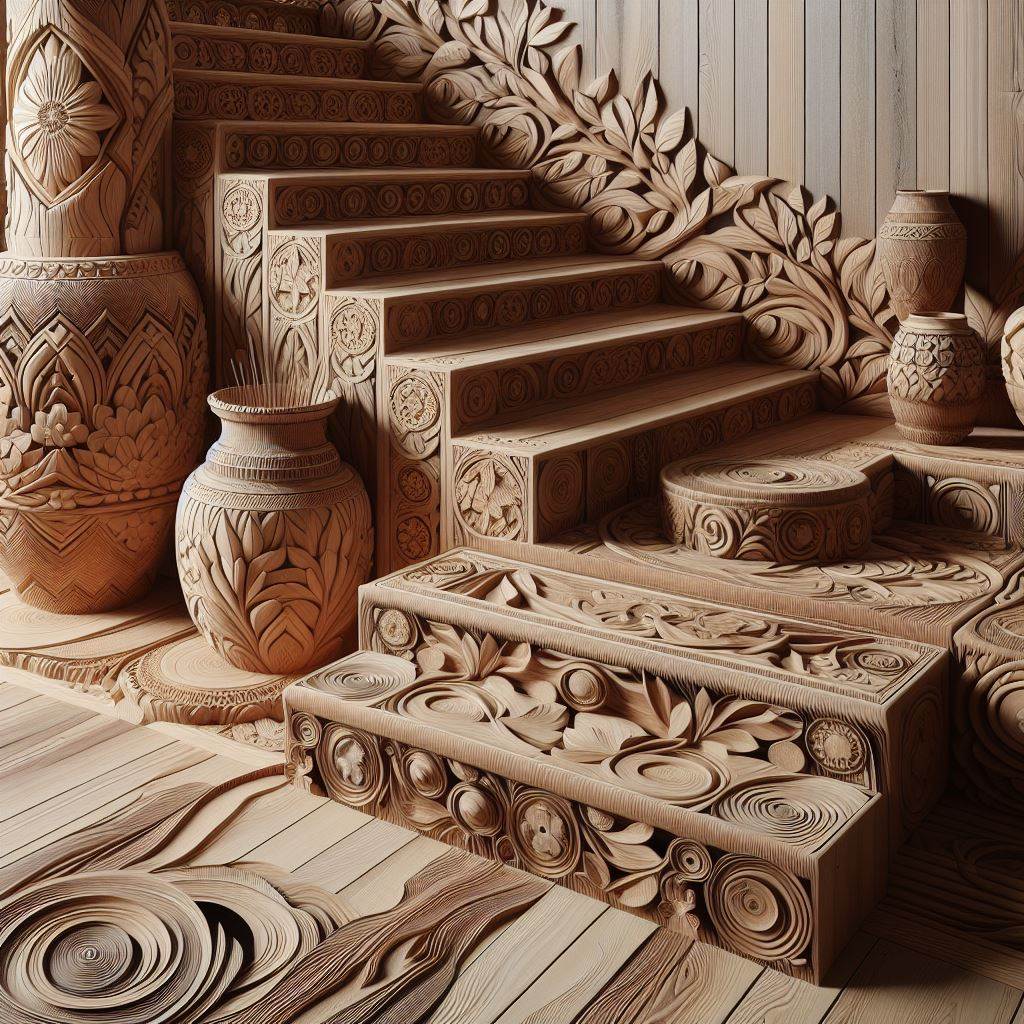 Natural Elegance Enhancing Interiors with Wooden Stairs (23)