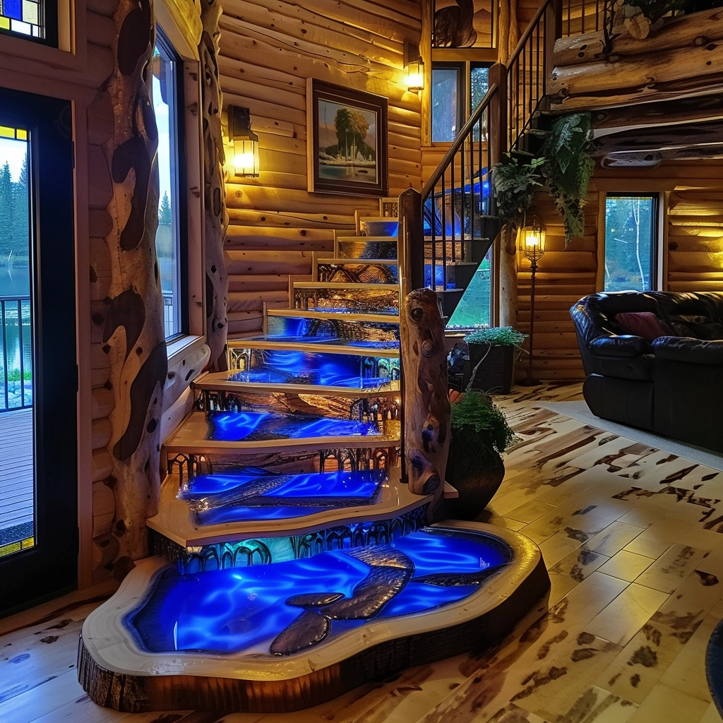 Natural Elegance Enhancing Interiors with Wooden Stairs (6)