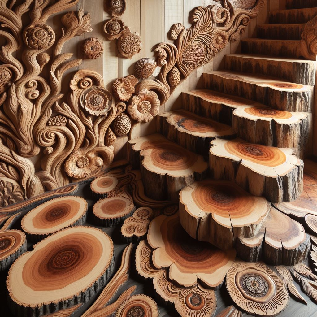 Natural Elegance Enhancing Interiors with Wooden Stairs (8)