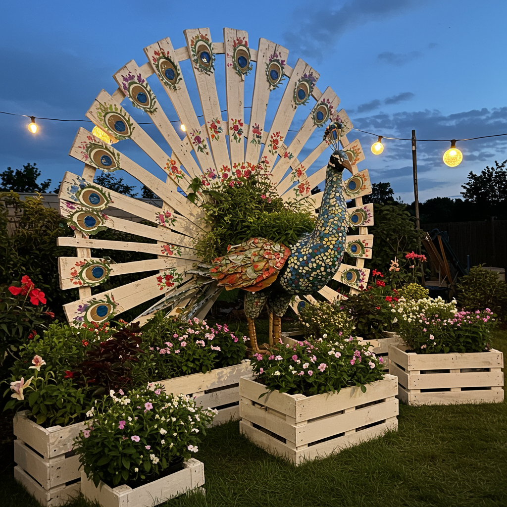 Pallets to Paws & Glow Build Adorable Light-Up Garden Animal Planters (13)