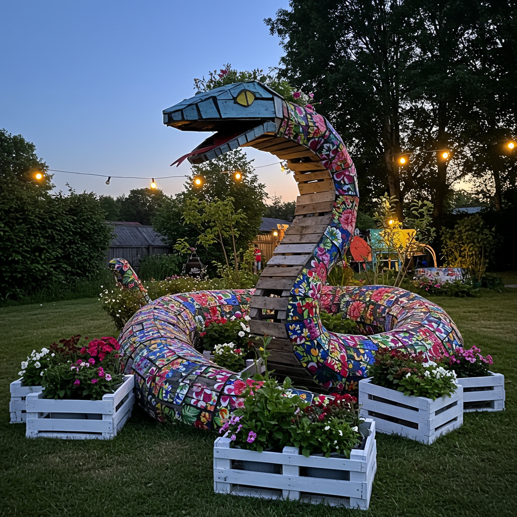 Pallets to Paws & Glow Build Adorable Light-Up Garden Animal Planters (9)