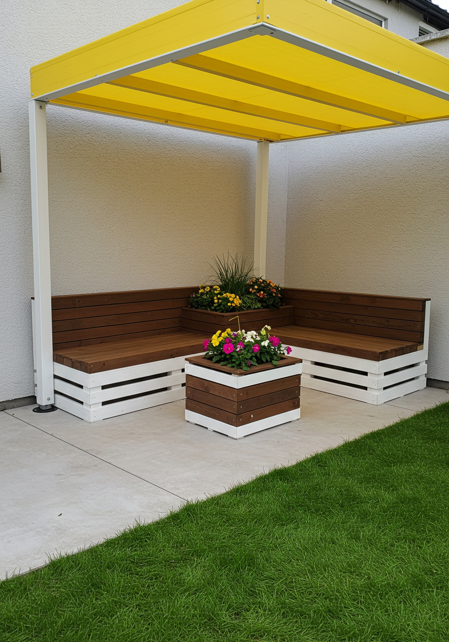 Creative Outdoor Seating Ideas Using Wooden Pallets (1)
