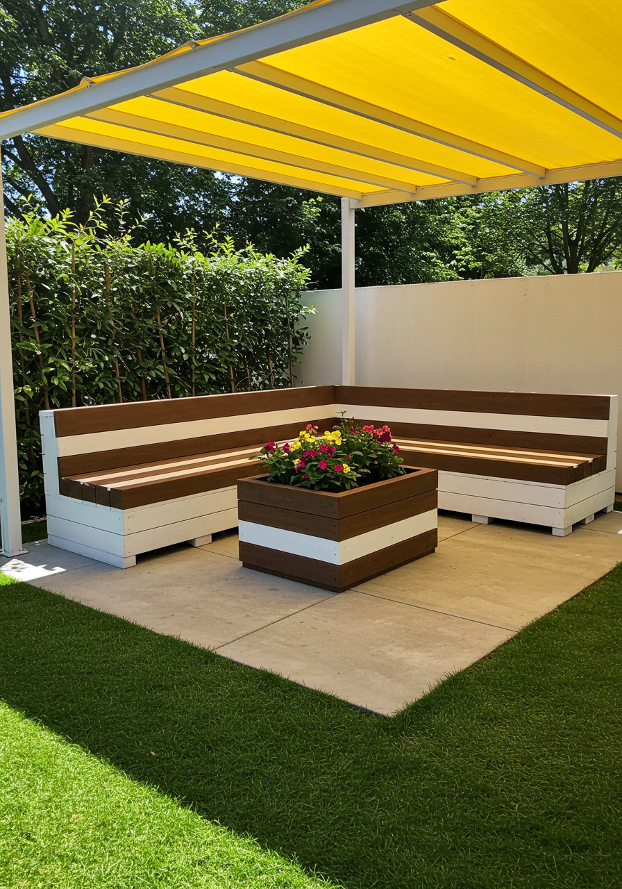 Creative Outdoor Seating Ideas Using Wooden Pallets (31)