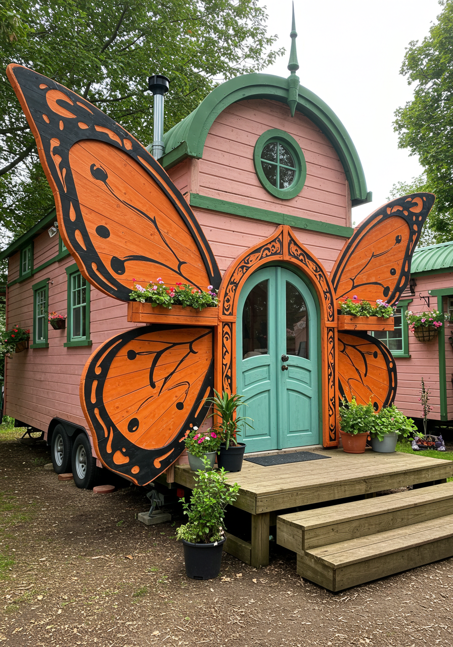 Rolling Timber Dreams Life in a Wooden Tiny House on Wheel (11)
