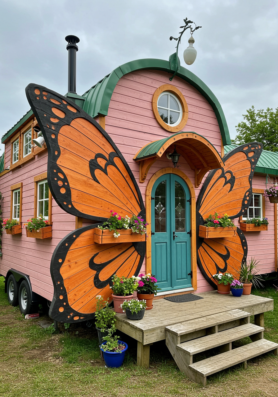 Rolling Timber Dreams Life in a Wooden Tiny House on Wheel (12)
