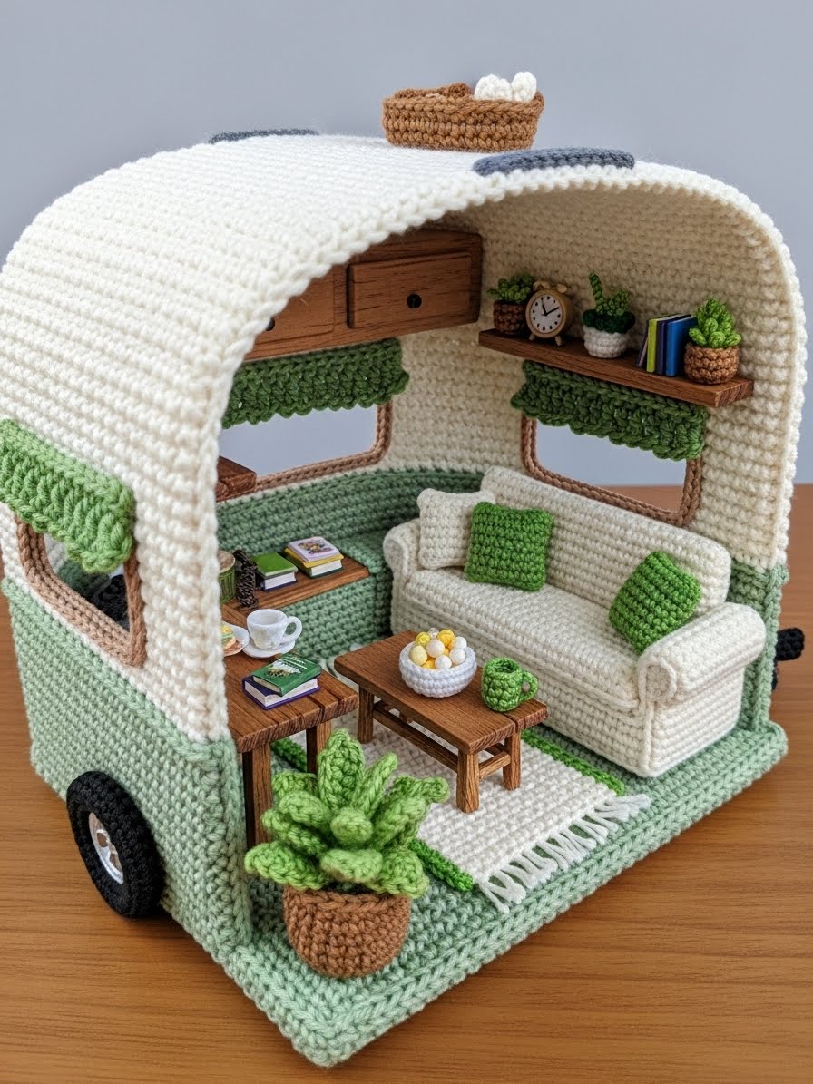Crochet Camper Van
