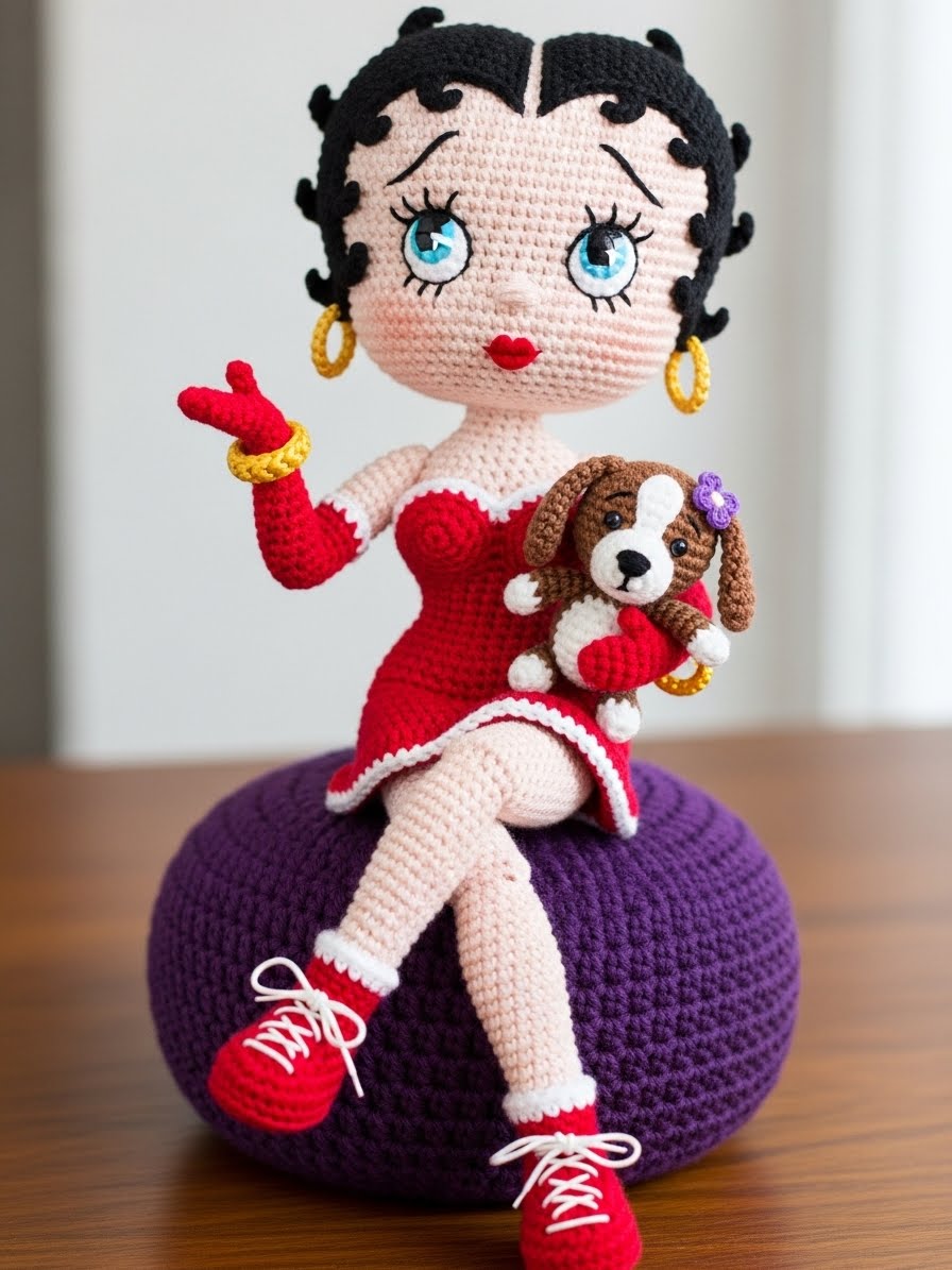 Crochet Doll Pattern (Betty Boop-Inspired Amigurumi)