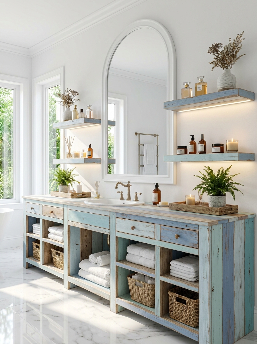 DIY Pallet Vanity Designs for Bedroom & Bathroom (4)