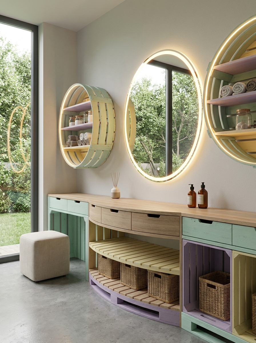 DIY Pallet Vanity Designs for Bedroom & Bathroom (5)