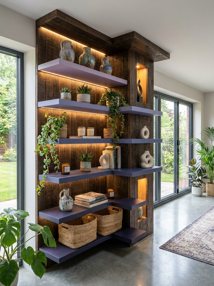 Modern Wooden Pallet Wall Shelves Creative DIY Storage & Decor Inspiration (14)